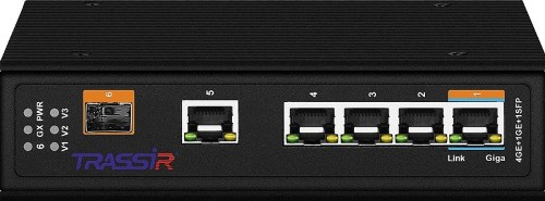 TR-NS15061S-150-4POE Trassir коммутатор с PoE