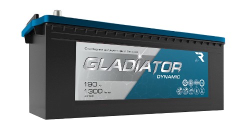 Аккумулятор GLADIATOR dynamic 6СТ-190L(3)