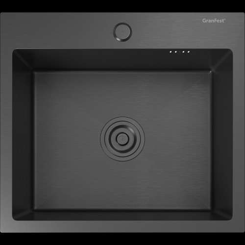Кухонная мойка GRANFEST GranFest METAL 5045 PVD graphite