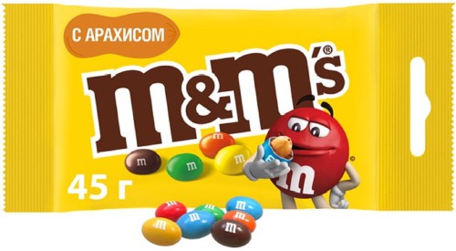 Драже M&M`s с арахисом 45г