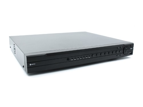 Гибридный видеорегистратор Optimus AHDR-4016, 16 каналов AHD/TVI/CVI/CVBS/IP, запись до 5Мп, 2 SATA до 10ТБ, HDMI/VGA, облако