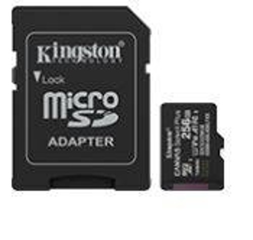 Флеш карта microSD 256GB Kingston microSDXC Class 10 UHS-I U1 A1 V 10 Select Plus (SD адаптер) 150MB/s