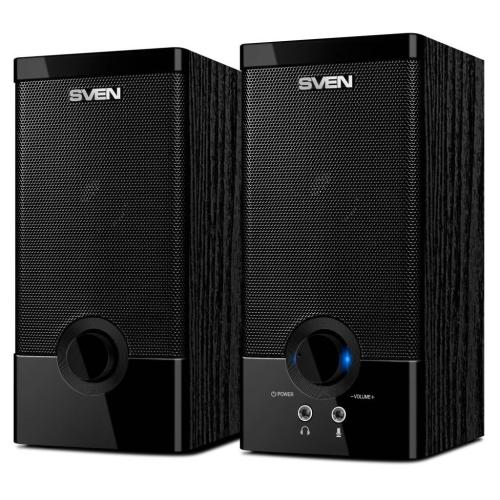 Колонки 2.0 Sven АС SPS-603, черный (6 Вт, питание USB) (SV-015183)