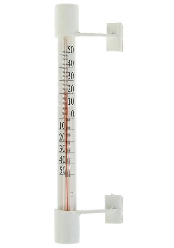 Термометр оконный стеклянный Липучка в картоне, 1546037