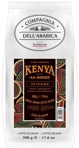 Кофе COMPAGNIA DELL`ARABICA Puro Arabica Kenya AA Washed в зернах, 500г