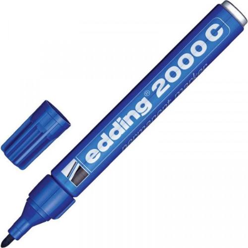 Перманентный маркер Edding E-2000 C/3 синий (толщина линии 1.5-3 мм), 261318 Перманентный маркер Edding E-2000 C/3 синий (толщина линии 1.5-3 мм), 261318