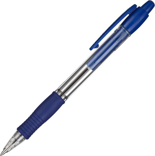 Ручка шариковая автомат. PILOT BPGP-10R-F рез.манж.син 0,22мм Япония