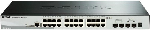 Коммутатор D-Link, PROJ L2+ Smart, 24xGE and 4x10G SFP+ (DGS-1510-28X/A1A)