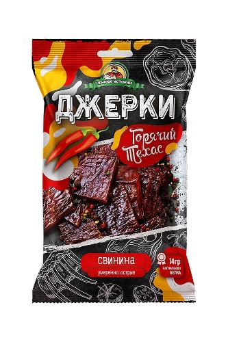 ПИ Джерки свиные Горячий Техас 30шт*45гр Россия, ТМ Пенные истории