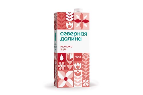 Молоко Шахунское Северная долина ультрапастеризованное 3,2% 950 г