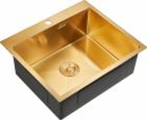 Кухонная мойка Milacio Denia 59 Steel (MC.77498) золото