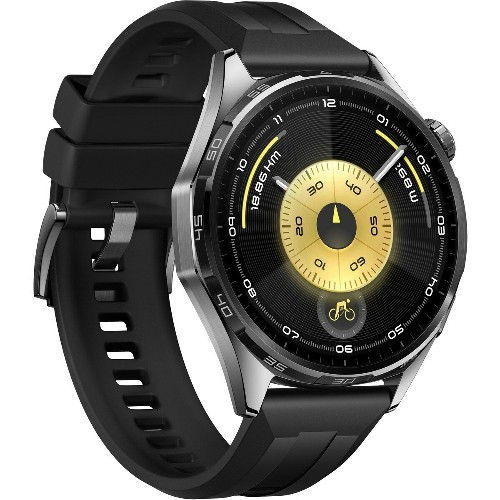 Смарт-часы Huawei WATCH GT 6 46 мм, AMOLED, черный (55020FWF)