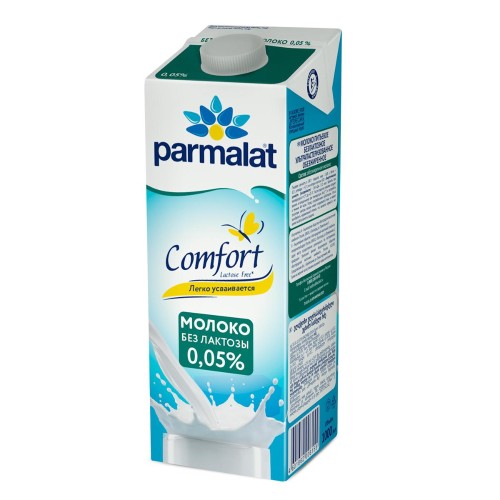 Молоко Parmalat Comfort безлактозное 0,05% 1л