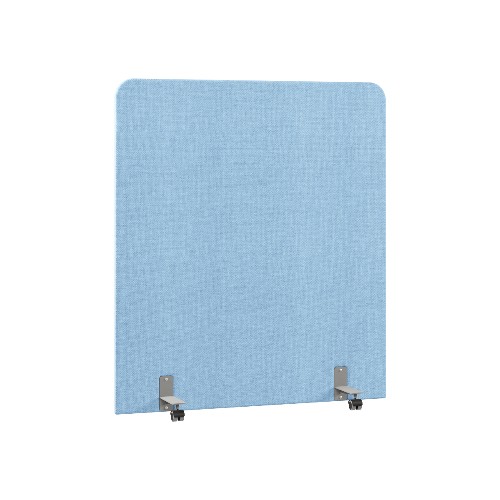Акустическая перегородка на роликовых опорах RAND Acoustic RA.R-140/160, голубой, 1400х28х1600 мм
