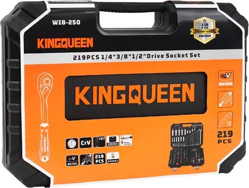 Набор инструментов KINGQUEEN 219 пред, 72 зуба, WIB-250