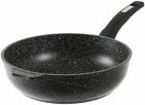 Сотейник Мечта Гранит black, 26 см, с несъемной ручкой, без крышки (арт.263802)