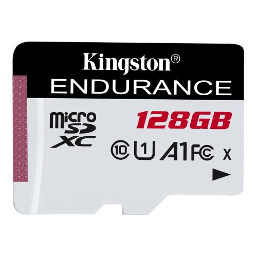 Карта памяти microSDXC Kingston High Endurance, 128 Гб, UHS-I Class10 U1 A1