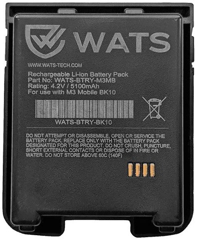 Аккумулятор WATS для M3 Mobile Black, 5100 mAh (WATS-BTRY-BK10-5100)