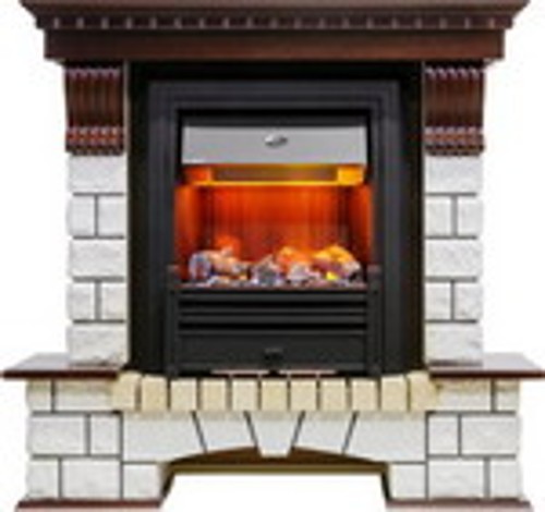 Камин Dimplex Pierre Luxe с очагом Brookline Black (темный дуб) 1174877220