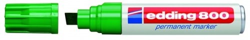 Перманентный маркер Edding E-800/4 зелёный (толщина линии 4-12 мм), E-800#4 Перманентный маркер Edding E-800/4 зелёный (толщина линии 4-12 мм), E-800#4