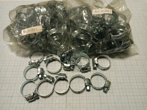 Хомут стальной винтовой 7/8" (10-23 мм) 9 мм CTM
