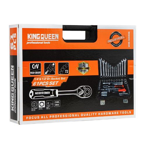 Набор инструментов KINGQUEEN 61 пред, 72 зуба, WIB-60006