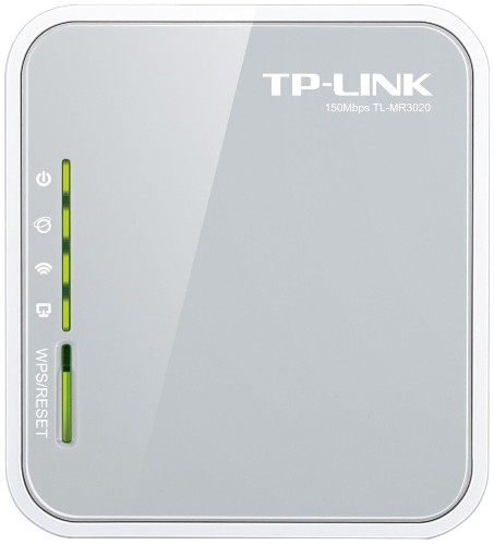 TP-Link TL-MR3020 Портативный Wi-Fi роутер 3G/4G N300, до 300 Мбит/с на 2,4 ГГц, WAN/LAN 1x100 Мбит/с, порт USB 2.0