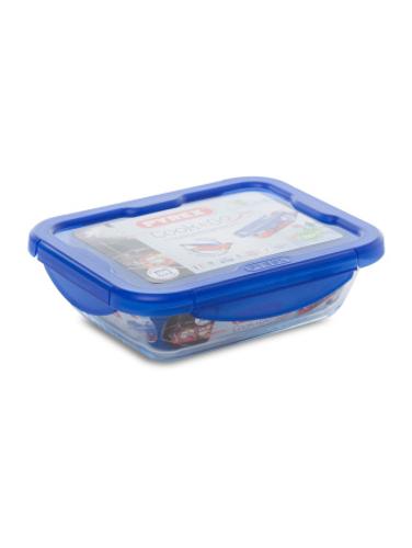 Форма для запекания и выпечки с крышкой 281PG00ST COOK&GO 0.8л 20х15см прямоугольная