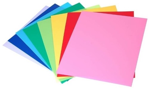 Обложки непрозрачные пластиковые матовые A4, 0,28 мм, синие