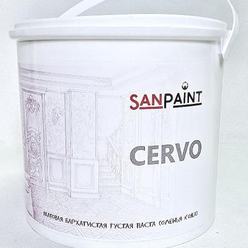 Sanpaint Cervo паста для создания покрытий с эффектом "оленья кожа" густая бархатистая, 4кг