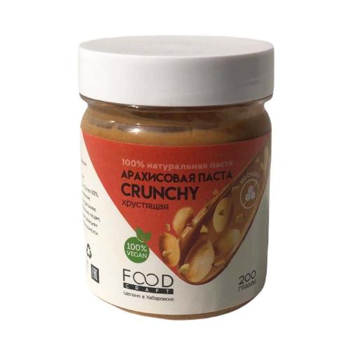 Паста EatWell арахисовая кранчи, с кусочками арахиса 200 гр. Федоров