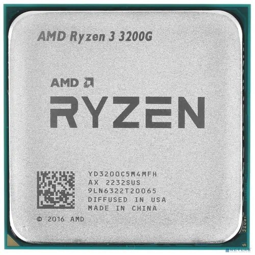Процессор AMD AM4 Ryzen 3 3200G YD3200C5M4MFH 3.6GHz/Vega 8 OEM Процессор AMD AM4 Ryzen 3 3200G YD3200C5M4MFH 3.6GHz/Vega 8 OEM