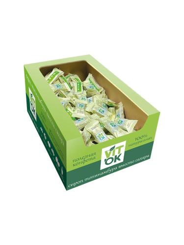 Батончик мюсли VITok неглазированные с топинамбуром конфеты в коробке, 3кг