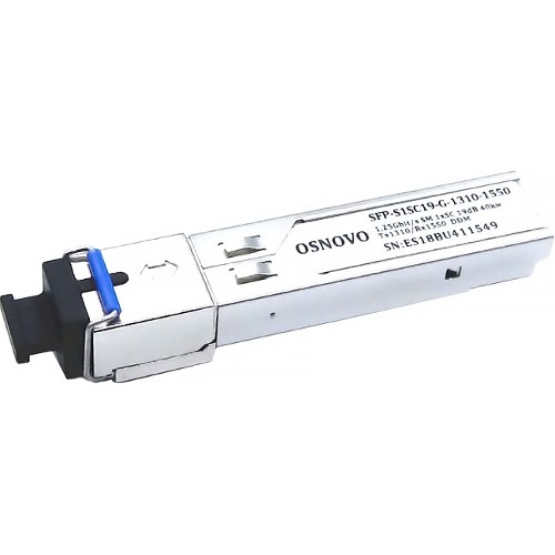 Трансивер OSNOVO SFP-S1SC19-G-1310-1550