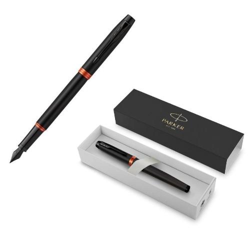 Ручка перьевая Parker IM Professionals Flame Orange BT син0,8мм кор.2172943