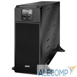 ИБП APC Smart-UPS SRT, 6000VA/6000W, On-Line, Extended-run, Black, Tower Rack 4U convertible, Pre-Inst. Web/SNMP, with PC Business