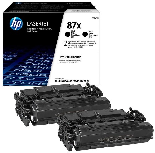 Картридж лазерный HP 87X CF287XD чер.пов.емк. для LJ M506/M527 (2шт/уп)