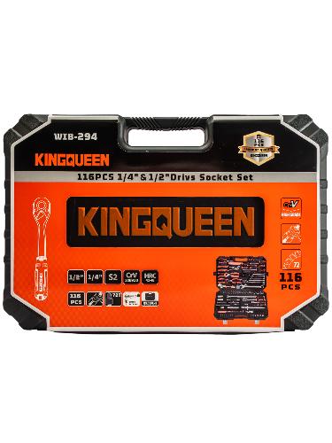 Набор инструментов KINGQUEEN 116 пред, 72 зуба, WIB-294
