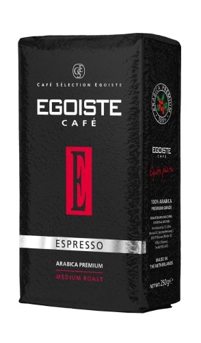 Кофе молотый  Egoiste Espresso в вакуумной уп., 250г