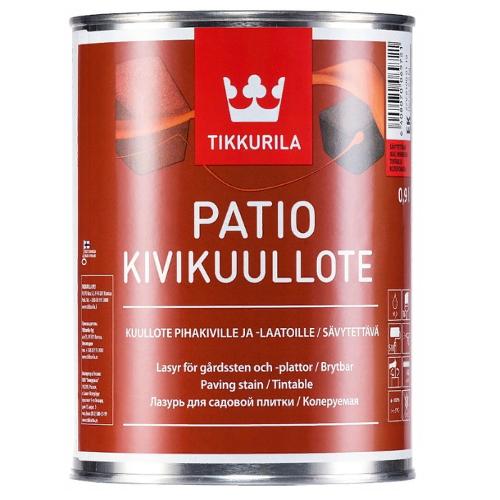 Tikkurila Patio водоразбавляемая лазурь для садовой плитки и бетонных блоков, бесцветный, 9 л
