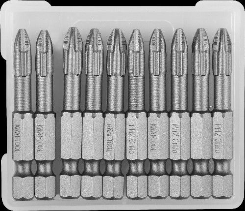 KRAFTOOL X-Drive PH2, 50 мм, 10 шт, торсионные биты (26121-2-50-10)