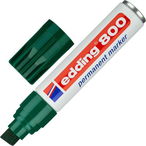 Маркер перманентный EDDING 800/4 зеленый 4-12 мм скошенный наконеч