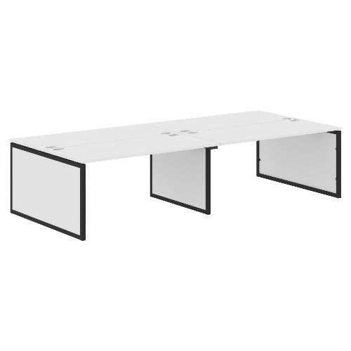 Бенч-система XTEN-QP XQPWST 3214, белый/антрацит, 3200х1406х750 мм Бенч-система XTEN-QP XQPWST 3214, белый/антрацит, 3200х1406х750 мм