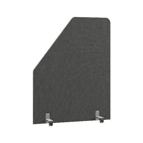 Акустическая перегородка на роликовых опорах RAND RA.S.R-140/180, графит, 1400х28х1800 мм