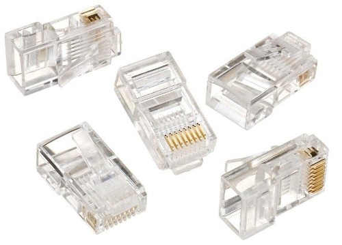 Вилка Cablexpert RJ-45 (8P8C) LC-8P8C-001 (3-fork)  кат.5e, (100 шт)