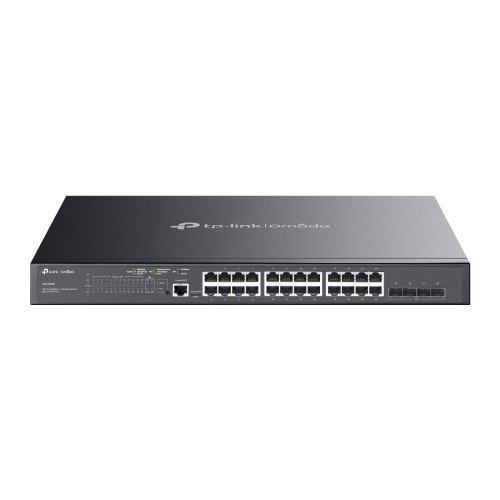 TP-Link SG3428MP Управляемый коммутатор JetStream уровня 2+ с 24 гигабитными портами PoE+ и 4 портами SFP