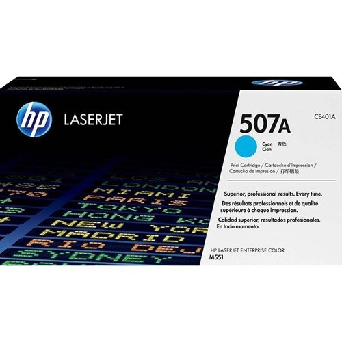 Тонер-картридж HP 507A Cyan Original LaserJet Toner Cartridge (CE401A)