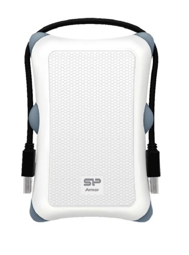 Портативный HDD Silicon Power Armor A30 2 TB USB 3.2, белый, резина