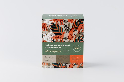 Кофе молотый в дрип-пакетах "Ассорти" 6 шт