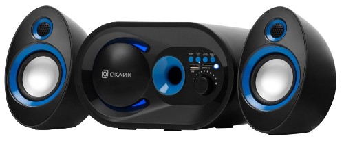Компьютерная колонка Oklick 1383714 OK-433 2.1 черный 15Вт BT